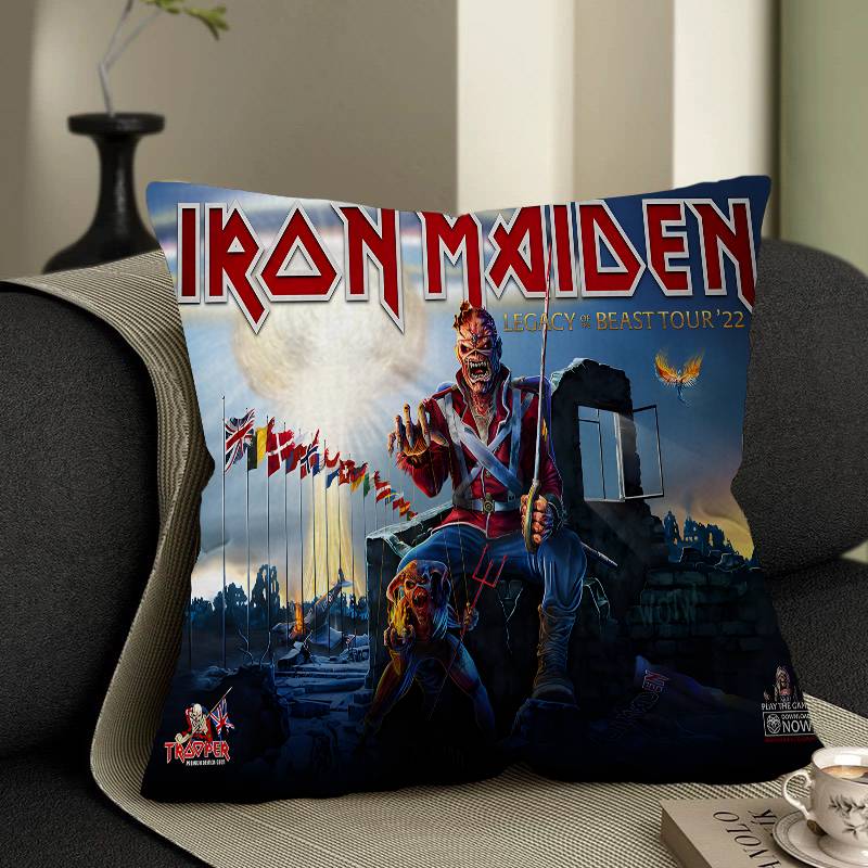 Band I-Iron Cool M-Maiden Pillow Cover Design Cushion Cover Decor Holiday Decorati