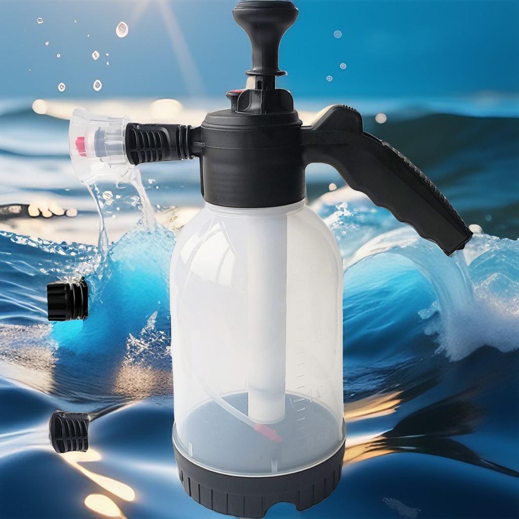 2L Handheld Foam Sprayer for Cars and Home Gardening - Windshield Washer and Car Wash Kettle