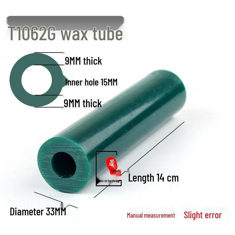 Jewelry Ring Wax Carving Kit: Wax Model, Casting Tube, Carving Tools, Technician Materials, and Jewelry Wax Block.