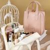 Storage Bag Organizer Handheld Makeup Bag Portable Large Capacity Cosmetic Storage Pouch Travel Toiletry Bag