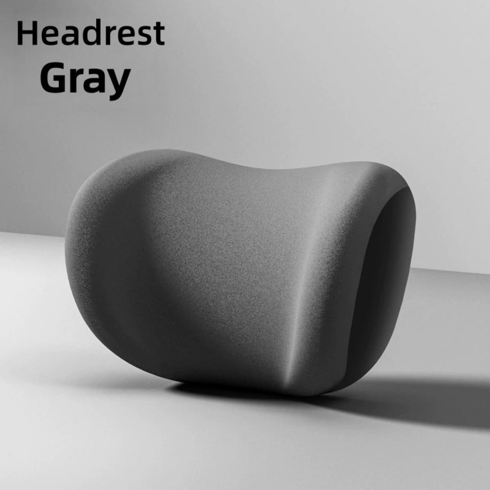 Car Headrest Lumbar Support Car Neck Pillow Waist Cushion Driver Seat Backrest Car Cushion Driving Lumbar Support Waist Support 7HD