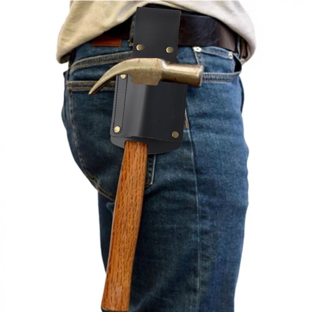 Robust Leather Holster Designed For Easy Transport of Your Axe or Hammer Tools