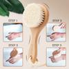 Face Cleansing Brush  Face Cleansing Brush  For Deep Pore Cleansing Face Professional Fiber Exfoliating  Wood Handle Brush