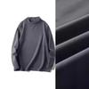 Unisex Thermal Half-Turtleneck Long Sleeve Tee for Autumn/Winter