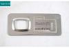 Nio 26 ES9 Tailgate Handle Warning Sticker – Stainless Steel, Silver/Black Titanium, Carbon Fiber Interior.