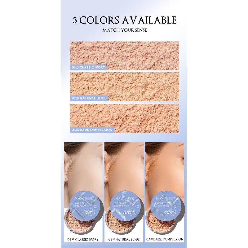 Maycheer Long Lasting Waterproof Matte Loose Powder For Setting Makeup