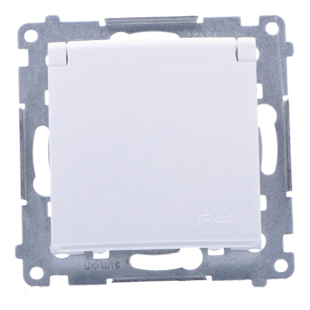 Socket for IP44 Version, Contact Cover Without Gasket, for Multiple Frames