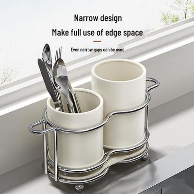 Chopstick Holder & Kitchen Cutlery Drain Rack