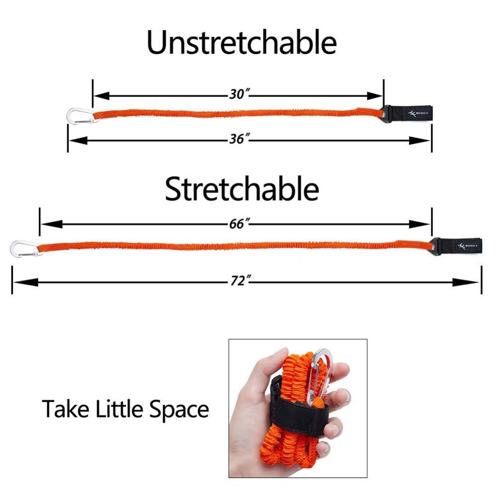 Kajakpaddel-Leine Verstellbar Verschleißfest für Kajak Kanu Dehnbar Kajakpaddel-Leine Paddelhalter Werkzeug-Lanyard