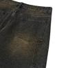 STANDARDERROR 87-Stan110 [Newtro] Minimal Washed Pintuck Bermuda Denim Pants Vintage Black