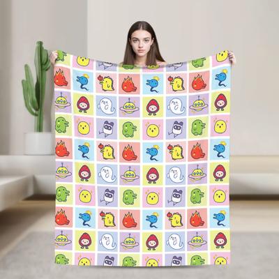 Tamagotchis Flannel Blankets  Funny Throw Blanket for  Sofa Bedding Lounge 200x150cm Quilt