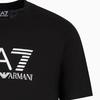 Ea7 EMPORIO ARMANI Logo Lettering Crewneck T Shirt 3DPT71-PJM9Z-1200