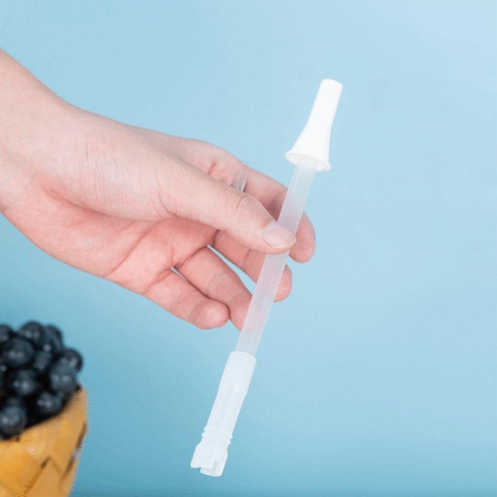 6PCS Practical Silicone Water Bottle Straw Detachable Reusable Replacement Straw Universal Big Belly Cup Straw Sports Bottle