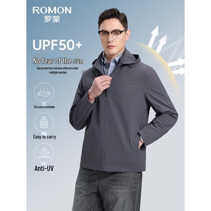 ROMON Men s Sun Protection Hooded Jacket 180