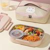 Cartoon Sealed Food Container Leakproof 4 Grids Lunch Box Stainless Steel Lunch Box  Lunch Use