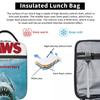 Jaws 50th Anniversary Logo Insulated Lunch Bag for Kids School Cooler Thermal Food Box Tote Leakproof Lunch Boxes Container