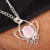 Rose Chalcedony Gemstone Jewelry, 925 Sterling Silver Pendant Jewelry, Handmade Gorgeous Pendant Gift For Women