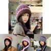 Colorblock Beanie For Women Winter Casual And Fashionable Headwear