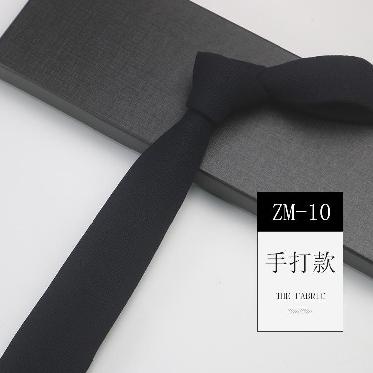 Wool Blended Tie Men'S And Women'S Casual British Striped Plaid Small Fragrant Style Photography Gentleman'S Hand Tie