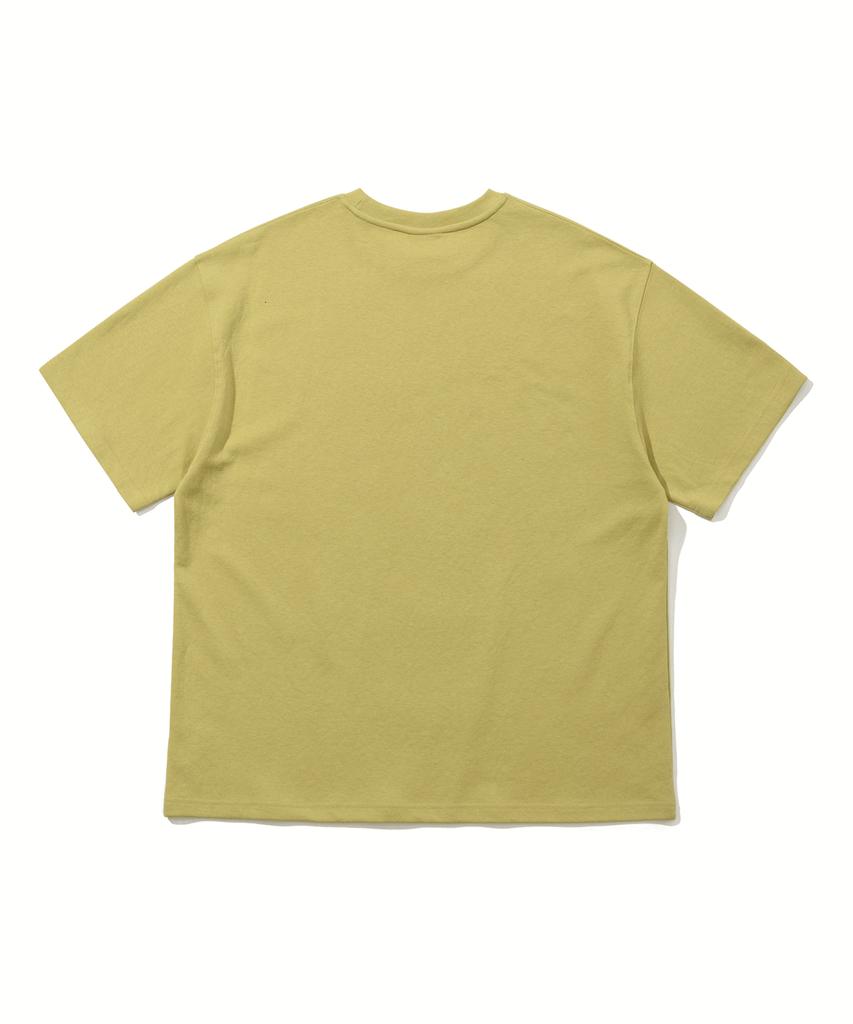 Bieseulaebis Big Trippy Rabbit Short Sleeve T-Shirt Musted Lime