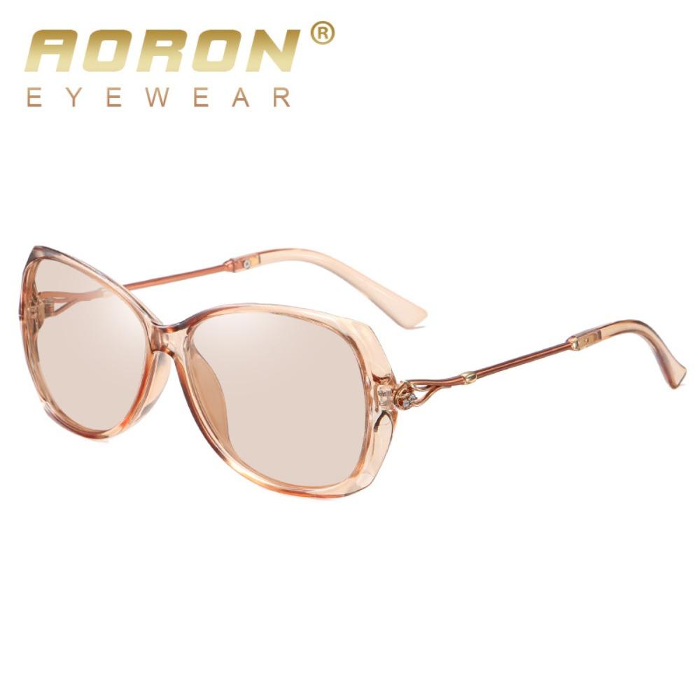 

aoron Women s Polarized Sunglasses Women s Diamond-encrusted Sunglasses Fashion Color-changing Glasses aoron