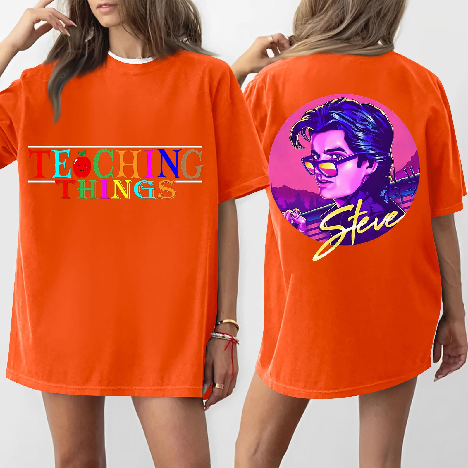 

Женская футболка с круглым вырезом и короткими рукавами с принтом XXXL оранжевый