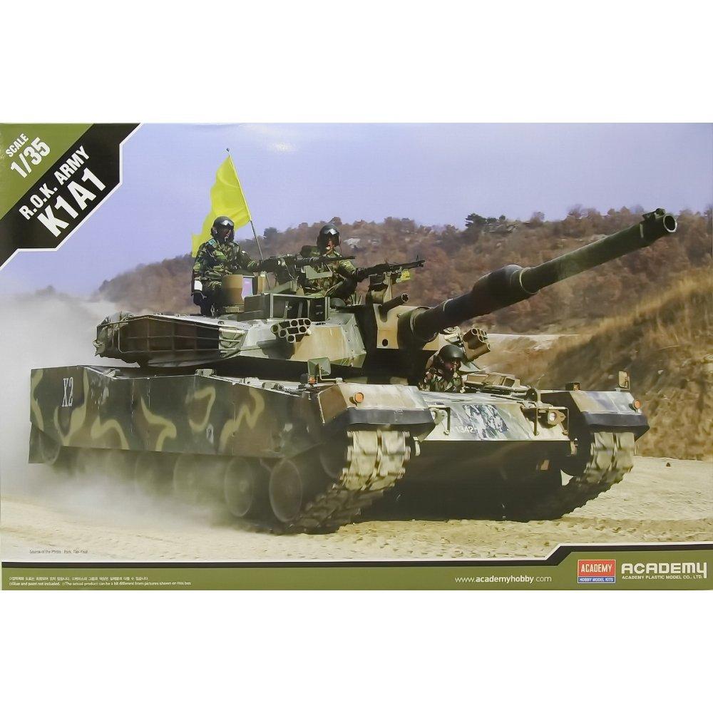 Academy South Korean Army K1A1 Tank Plastic Model 1/35