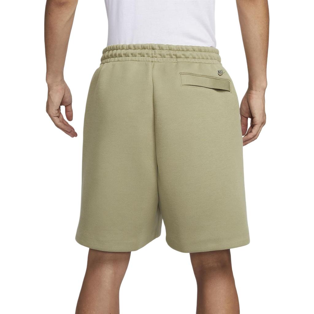 Nike Tech Fleece Comfortable Sports Shorts Men Shorts Olive-Green FZ7575-276