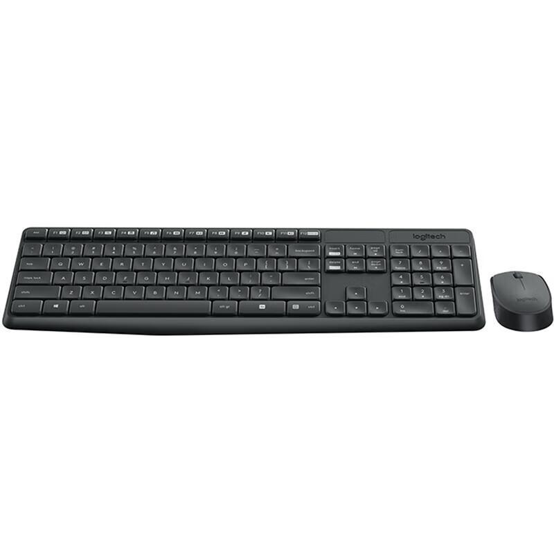 Logitech MK235 Full-Size Wireless Keyboard and Mouse Combo
