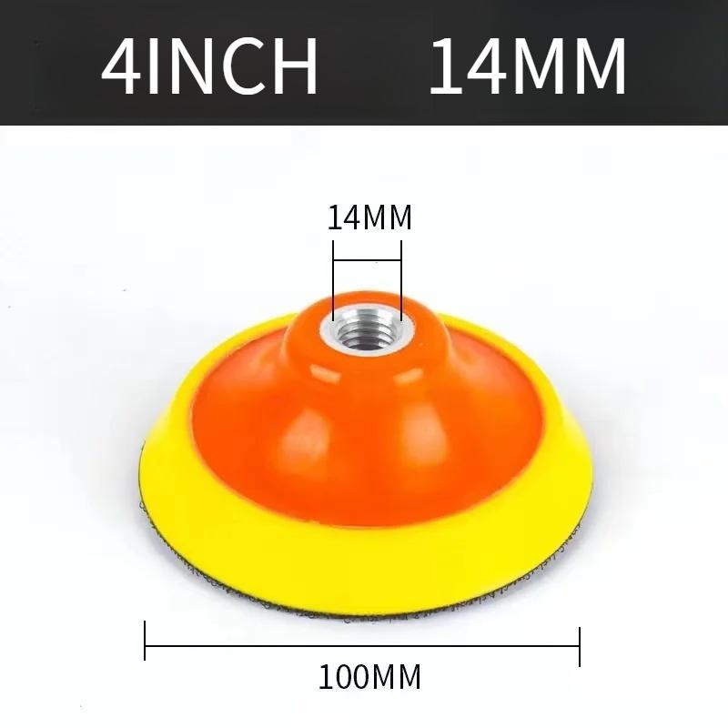 For Car Polisher Grinder Stone Polishing Pad Polishing Backing Pad Sanding Disc Plate With M10 M14 M16 Thread