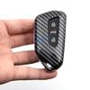 Carbon Fiber Smart Car Key Fob Cover Case Chain Ring For Vw Golf Gti Mk8 Id.3 Id.4 Atlas Seat Tarraco Ateca Cupra Formentor Born