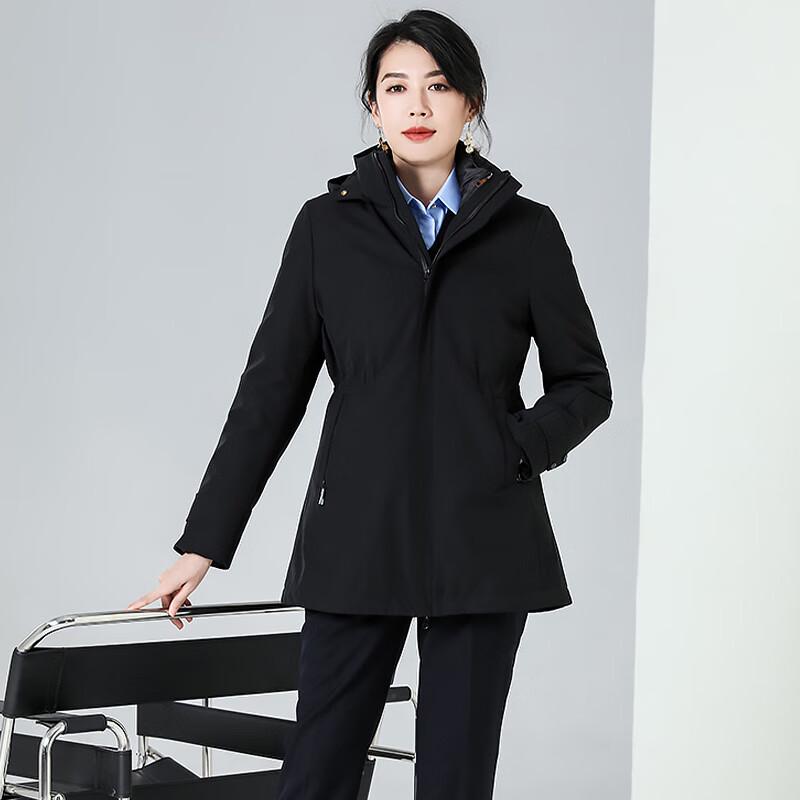 Kaseye Unisex Professional Black Short Down Jacket