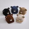 Baby Hat Autumn and Winter Peaked Cap Fashion Versatile Letter Baby Baseball Cap Men's and Women's Treasure Corduroy Hat