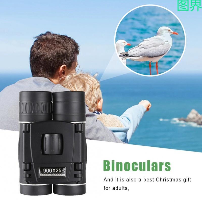 8x25 Binoculars Compact High Magnification Outdoor Telescope Birdwatching Hiking Travel