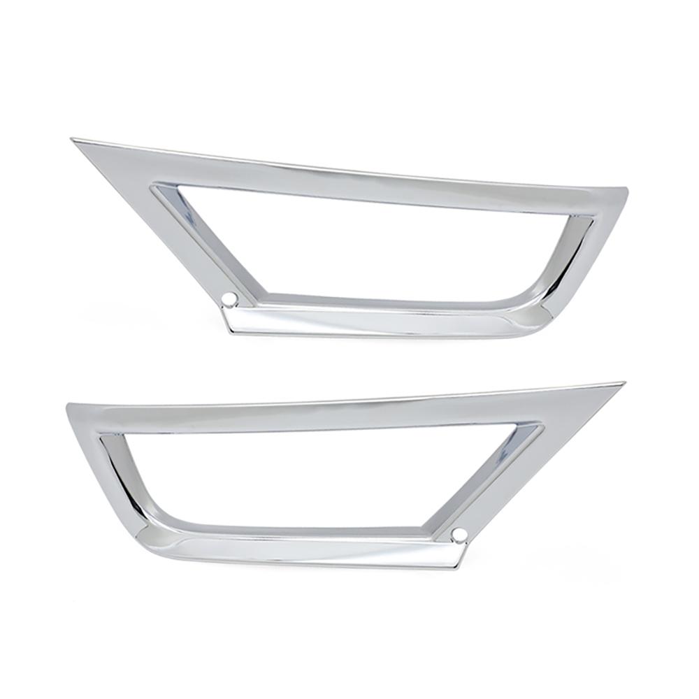For Car Front Fog Light Trim Sticker Rear Tail Lamp Strip Cover Frame For Volkswagen T-Roc 2017 2018 2019 2020 Easy To Install