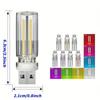 USB Powered LED Interior Light Multi-Color Decorative Ambient Plug & Play Battery Free 5V Working Voltage for Home Decor