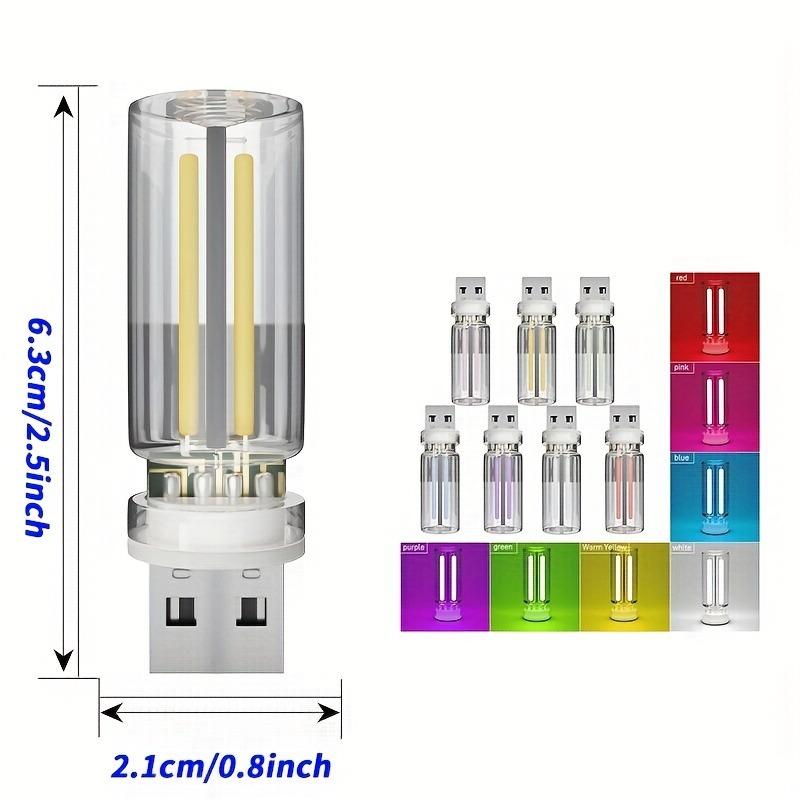 USB Powered LED Interior Light Multi-Color Decorative Ambient Plug & Play Battery Free 5V Working Voltage for Home Decor