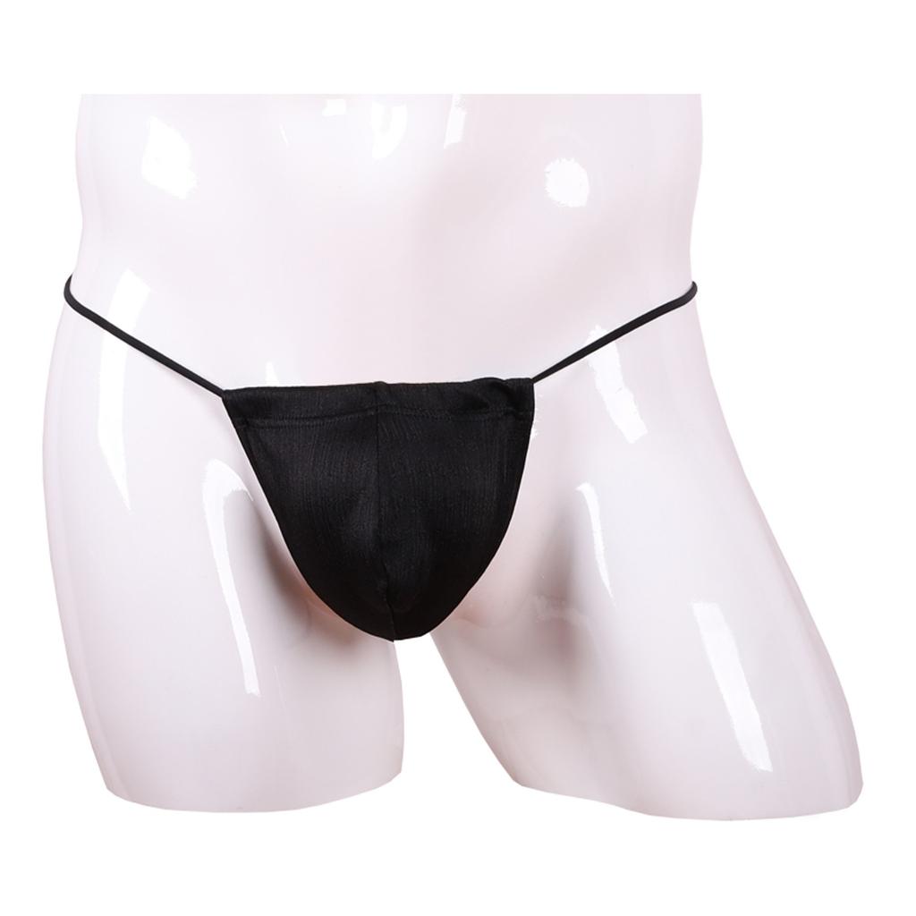 Men Micro G String Minimalist Underwear Soft Stretch Fabric Ultra Thin Low Rise Briefs Lightweight Design Comfortable Fit