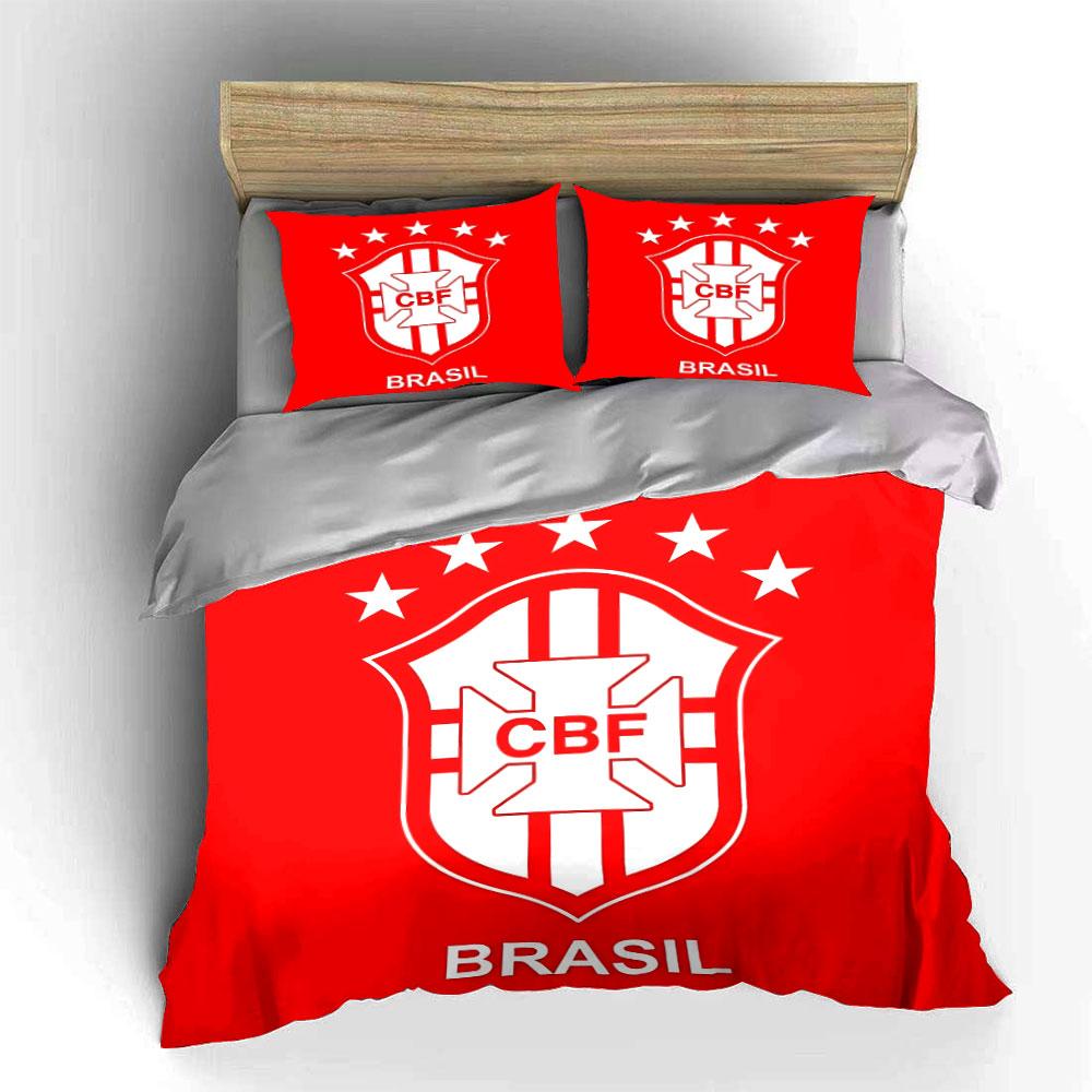 CBF logo and stars. Bedding sets Duvet cover sets Duvet covers Pillowcases(1*Duvet Cover 2*Pillowcases without duvet insert)