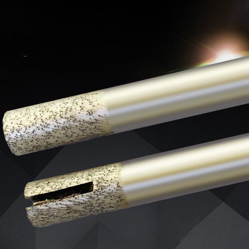 Frézovací bit pro sintrovaný kámen, plochá gravírovací fréza, čelní fréza, CNC gravírovací nástroje, nůž pro žulu a mramor