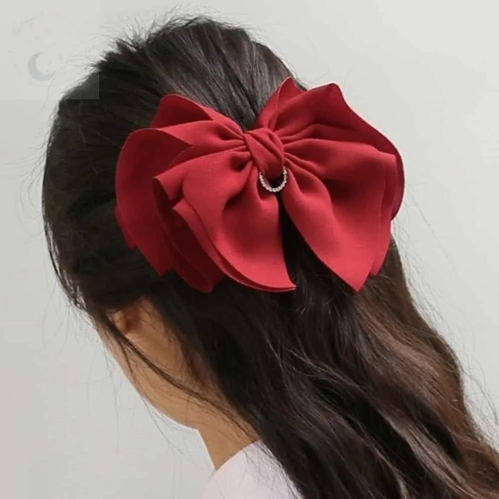 LUNAMAY Wedding Guest Look Goddess Hairstyle Cubic Red Automatic Hairpin
