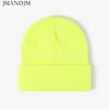Disponibile Cappello a cuffia doppio ispessito caldo autunno e inverno cappello lavorato a maglia da donna semplice da uomo