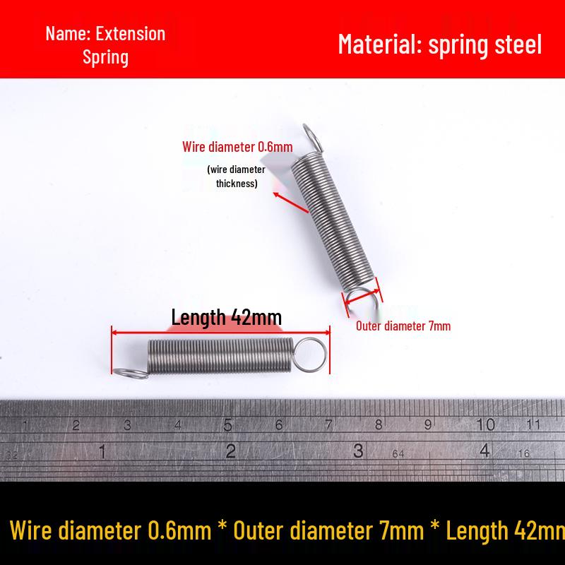 Stainless Steel Spring Hook for Microwave Oven Handle, Wire Diameter 0.6/0.7