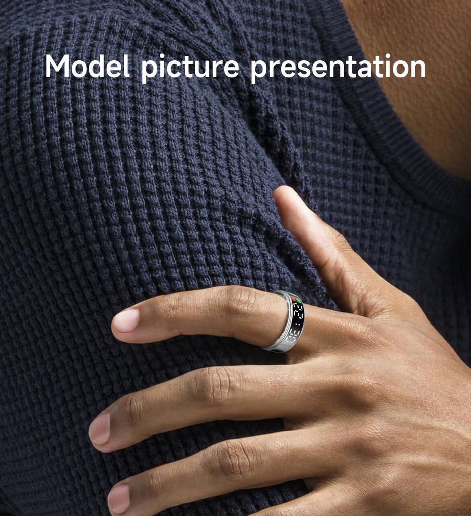 Smart Ring - Heart Rate, Blood Oxygen, Exercise & Sleep Monitor