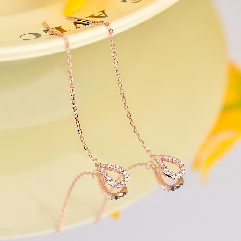 

Серьги-капли в форме полых капель. Новогодние весенние и летние серьги для женщин.