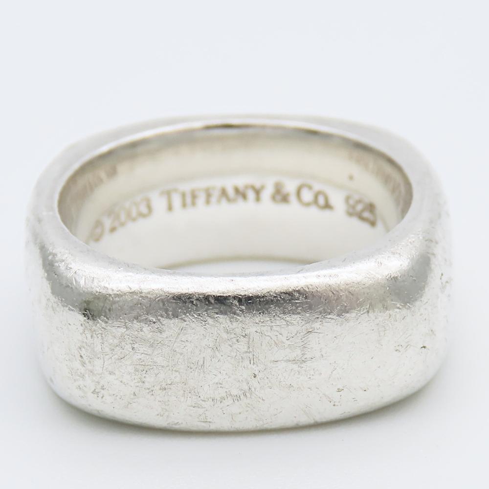 TIFFANY&Co. Ring Quadratkissen EU#51.5 Silber925 12,7g Silberschmuck