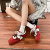 Grape mother summer new retro sports shoes women's thick-soled inner height increase German training shoes women's versatile shallow mouth Forrest Gum