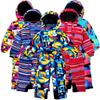 Winter Buiten Winddicht Sneeuwbestendig Fleece-Gevoerd Uitrusting Overall