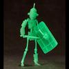 Kaiyodo Takeya Style Jizai Okimono Fish Helmet Warrior Murmillo Glow-in-the-Dark Version Approximately 165mm Tall PVC & ABC Painted Movable Figure