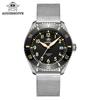 ADDIESDIVE Men's Automatic Mechanical Watches C3 Luminous Sapphire Milanese Strap Stainless Steel 20bar Waterproof Watch Reloj